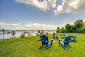Lakefront Mayville Cottage with Dock and Grill!